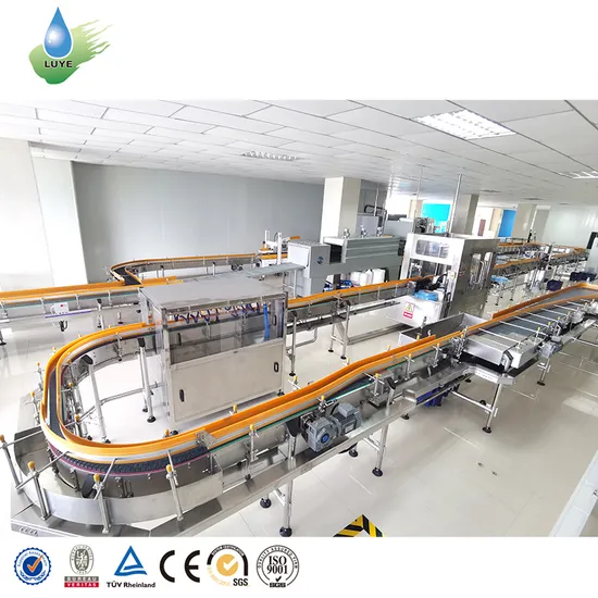 Máquina automática de envasado de etiquetado, llenado y soplado de botellas de PET de plástico para bebidas, agua potable pura